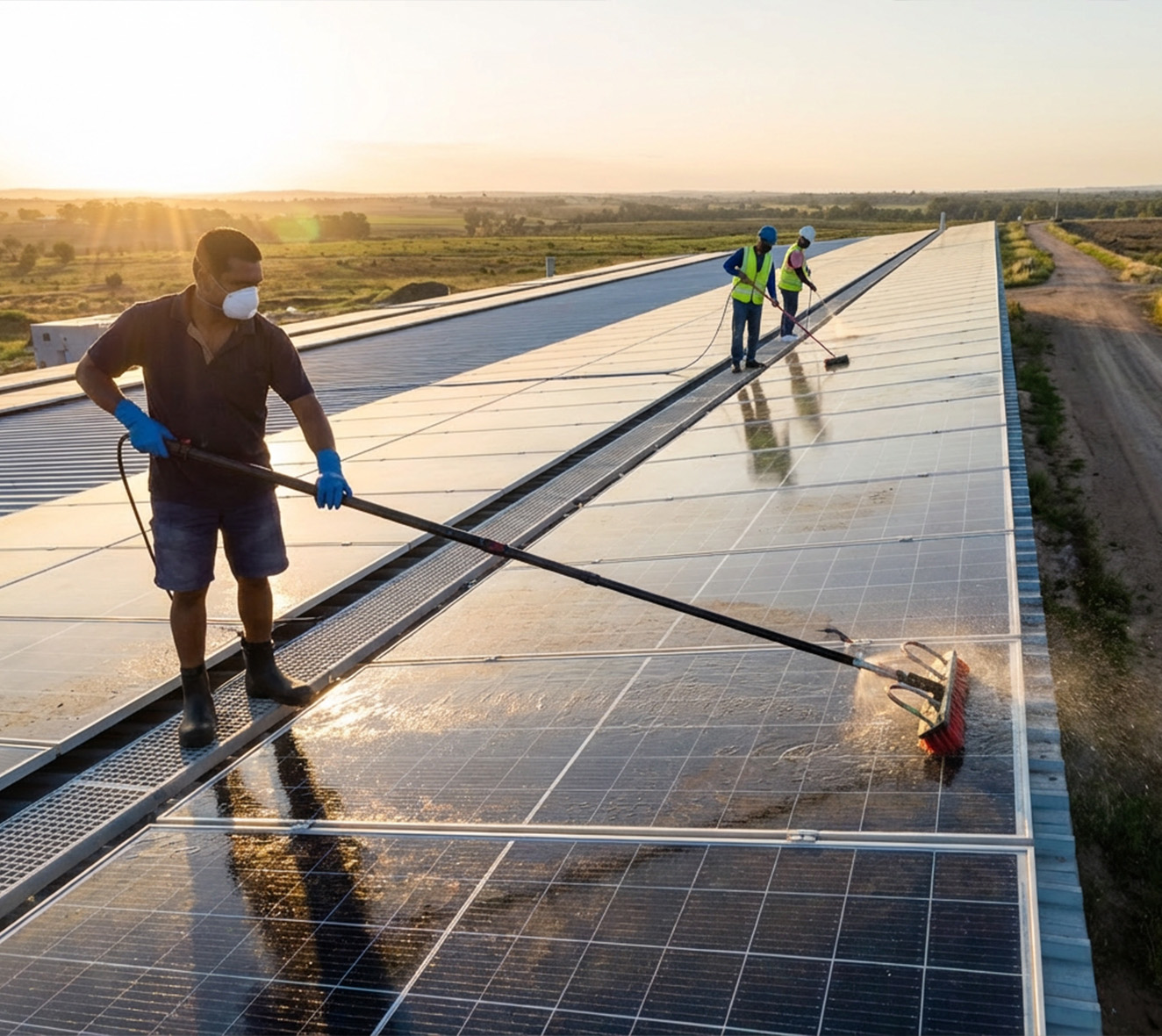 Solar Panel Cleaning Solar Panel Cleaning