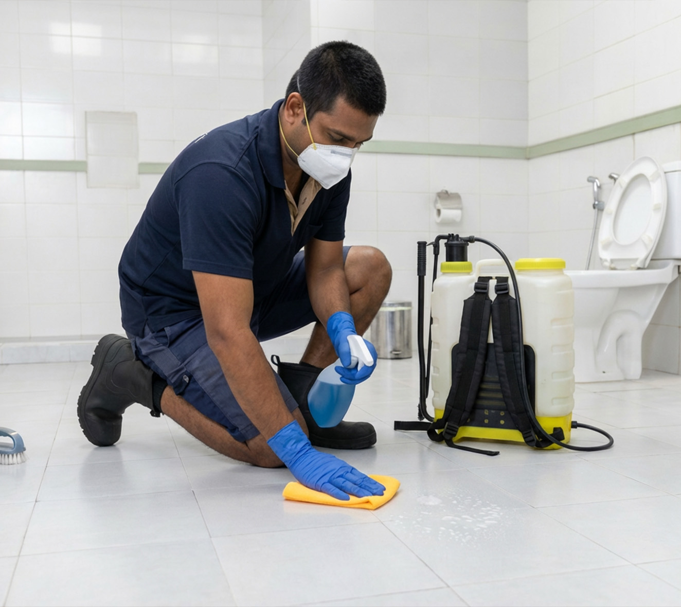 Bathroom & Amenities Cleaning Bathroom & Amenities Cleaning