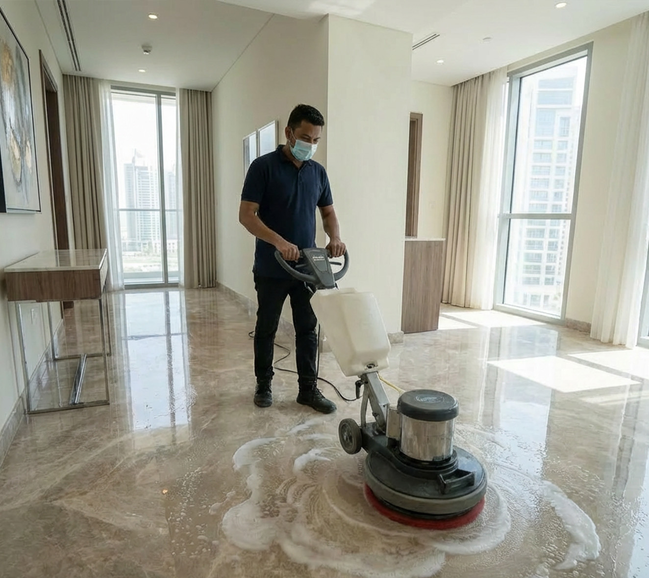 Floor Scrubbing and Polishing of hard surfaces Floor Scrubbing and Polishing of hard surfaces